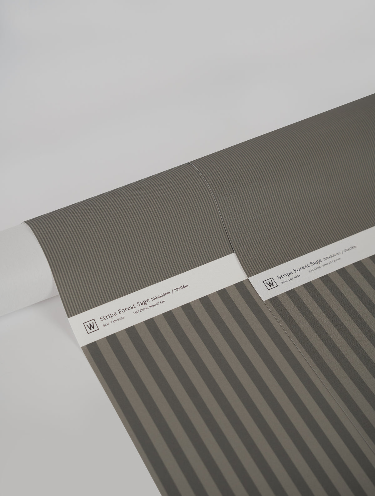 Papel pintado Stripe Forest Sage
