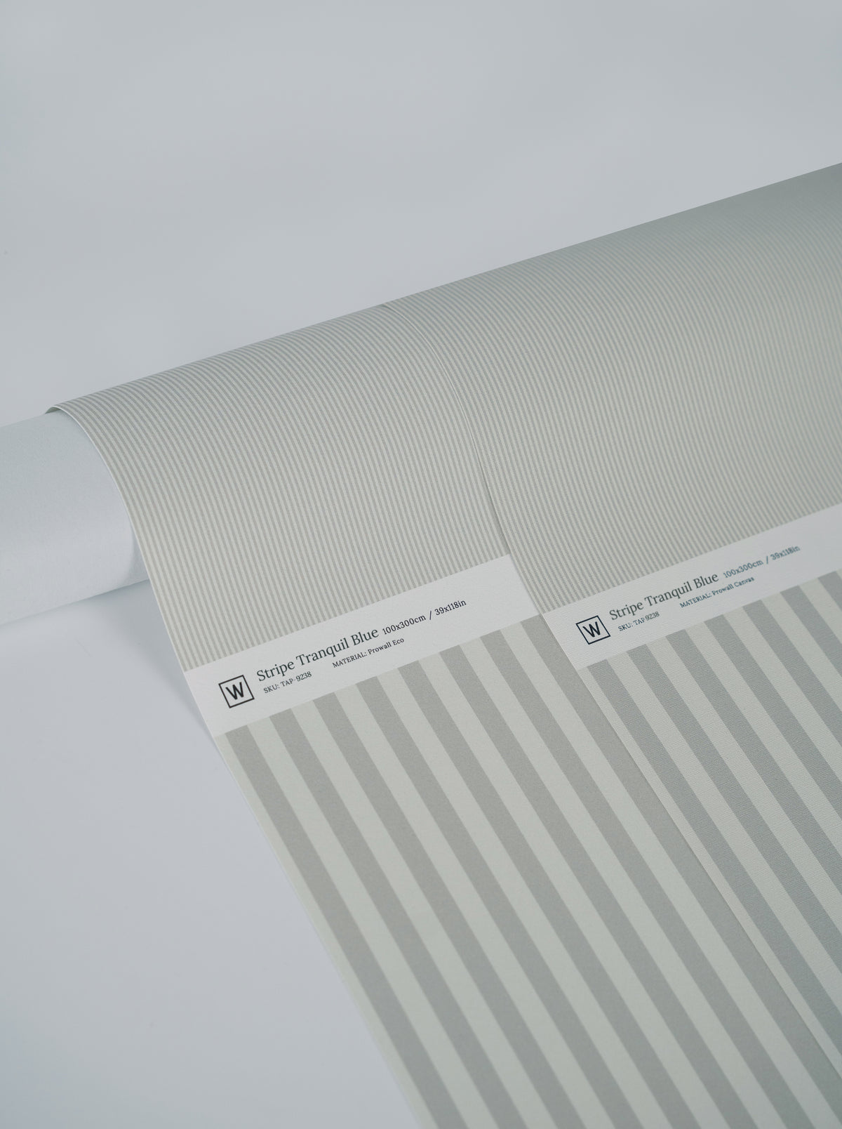 Papel pintado Stripe Tranquil Blue