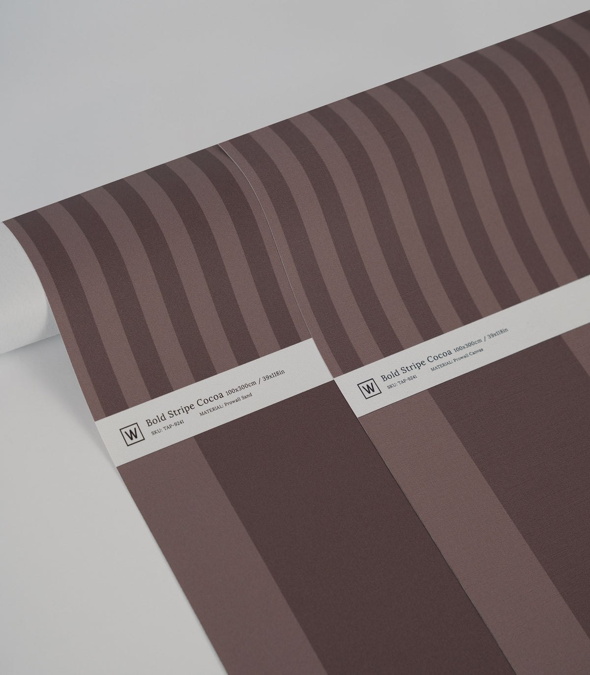 Papel pintado Bold Stripe Cocoa