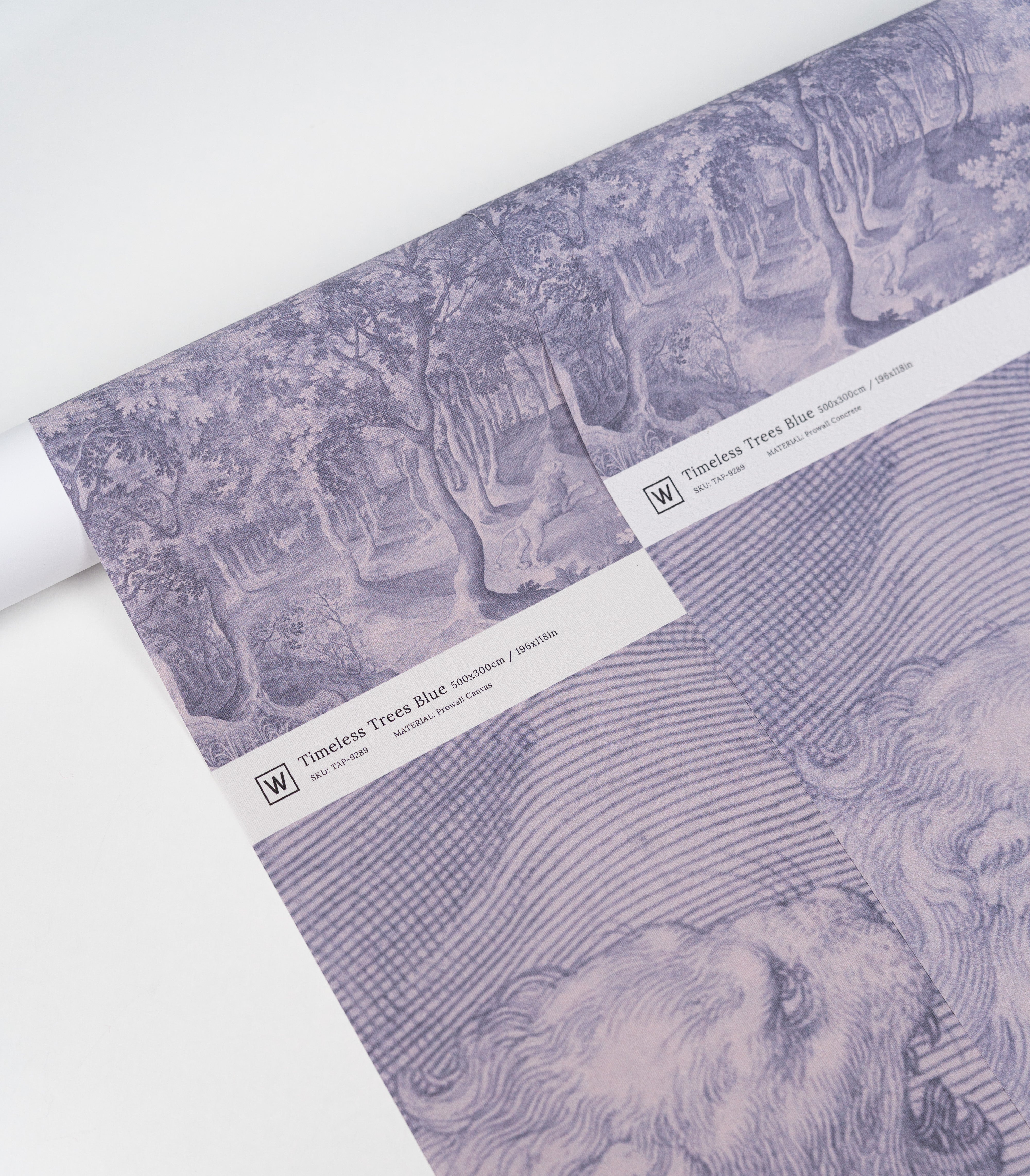 Papel pintado Timeless Trees Blue
