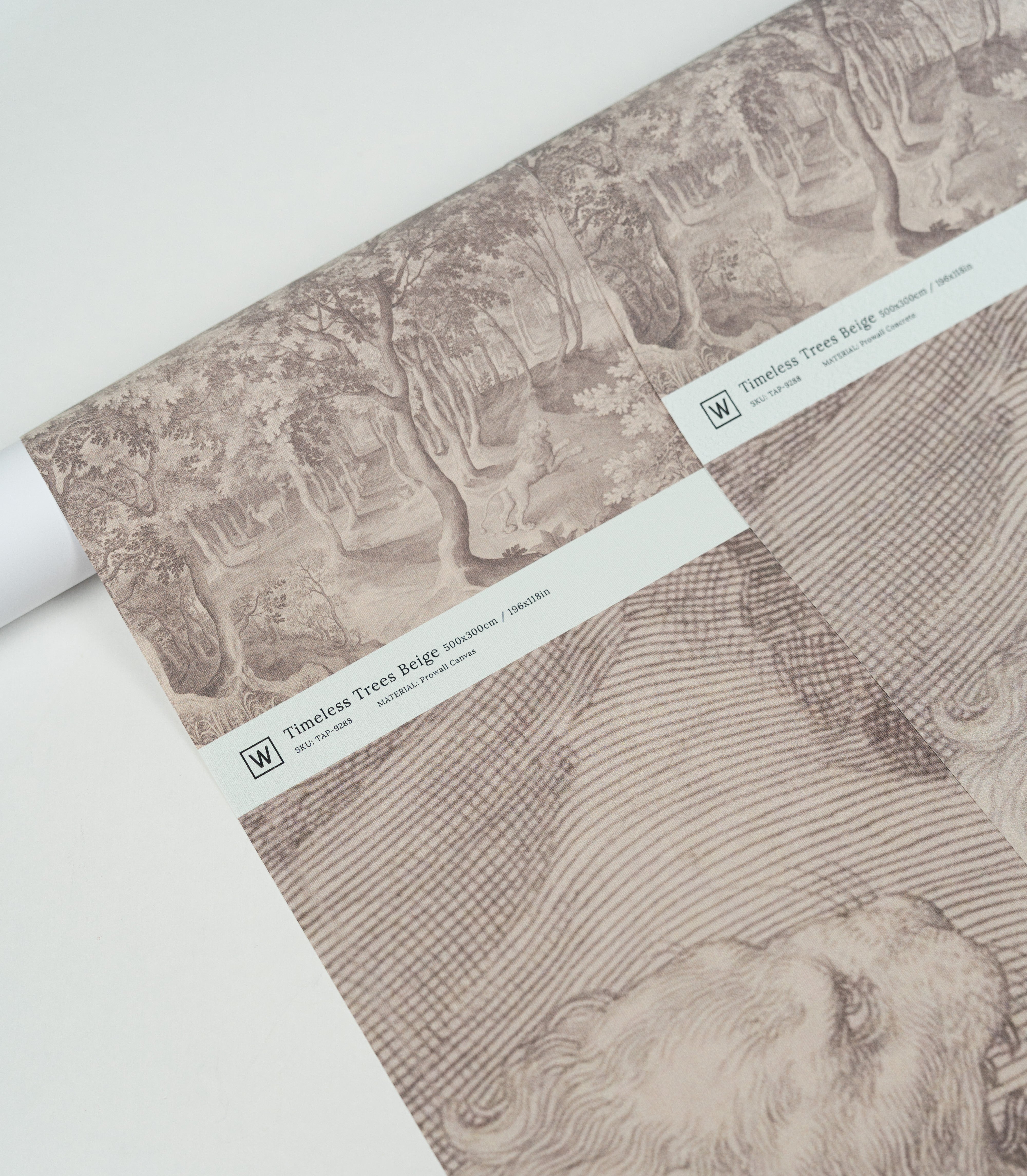 Papel pintado Timeless Trees Beige