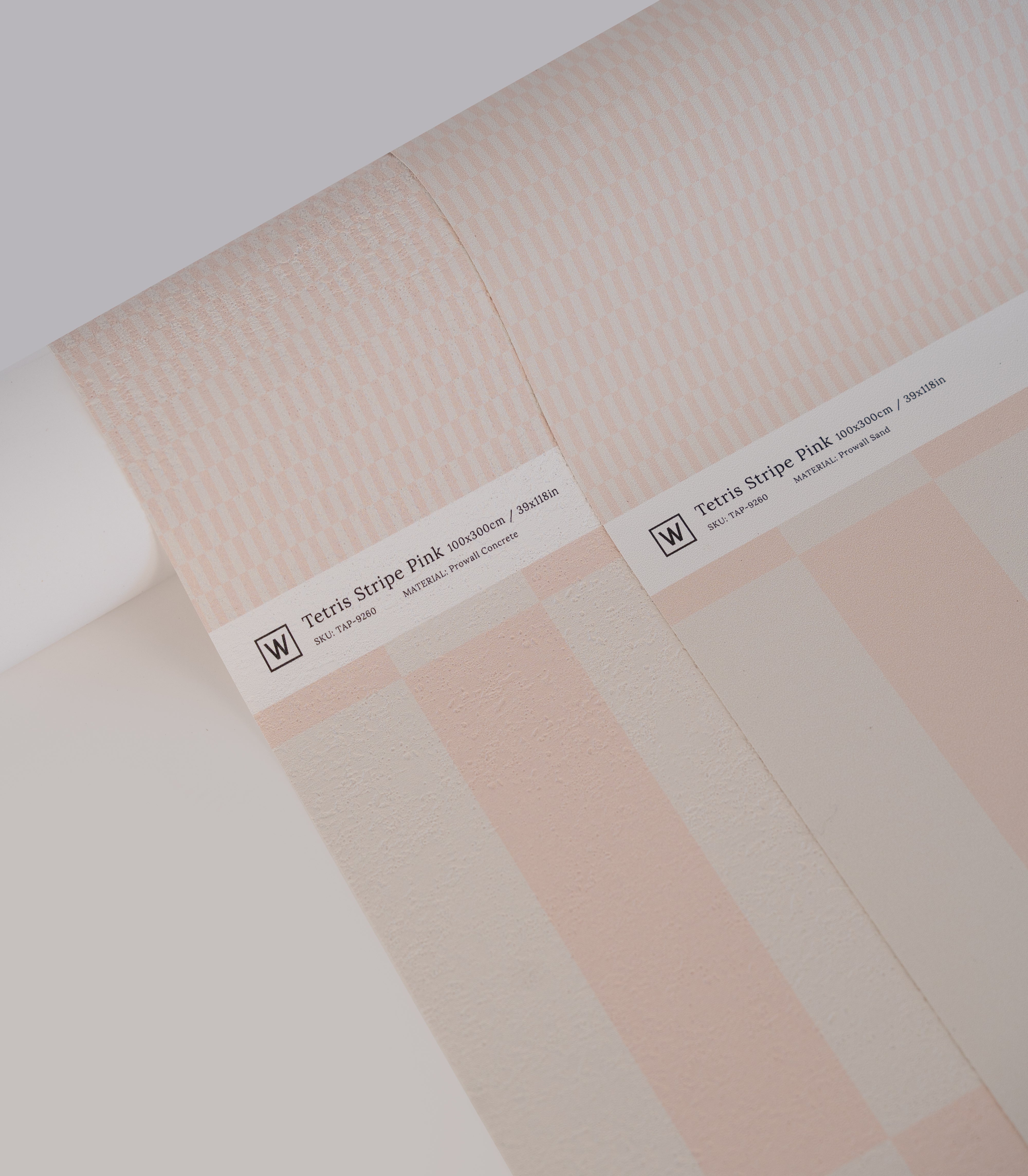 Papel pintado Tetris Stripe Pink