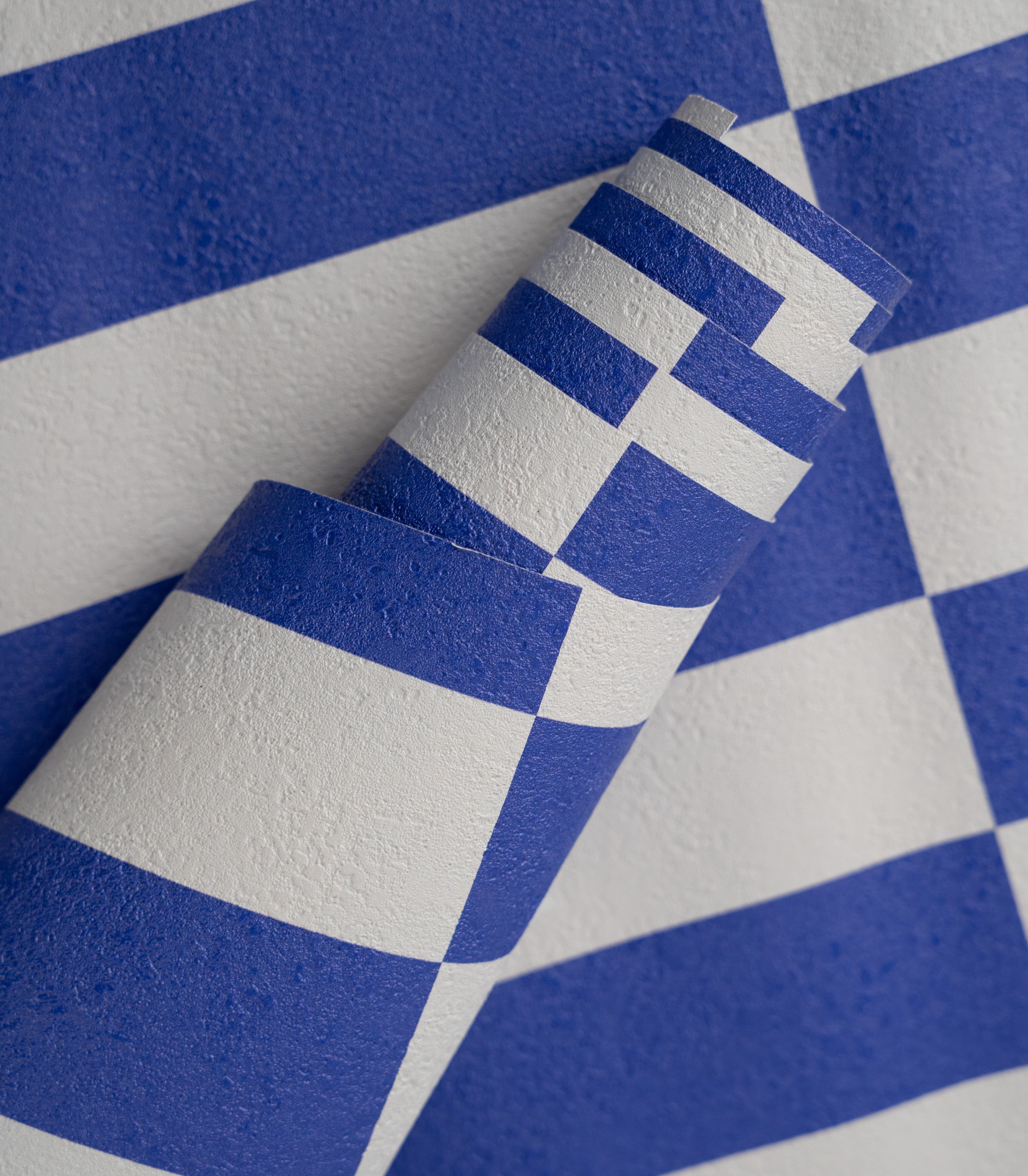 Papel pintado Tetris Stripe Cobalt