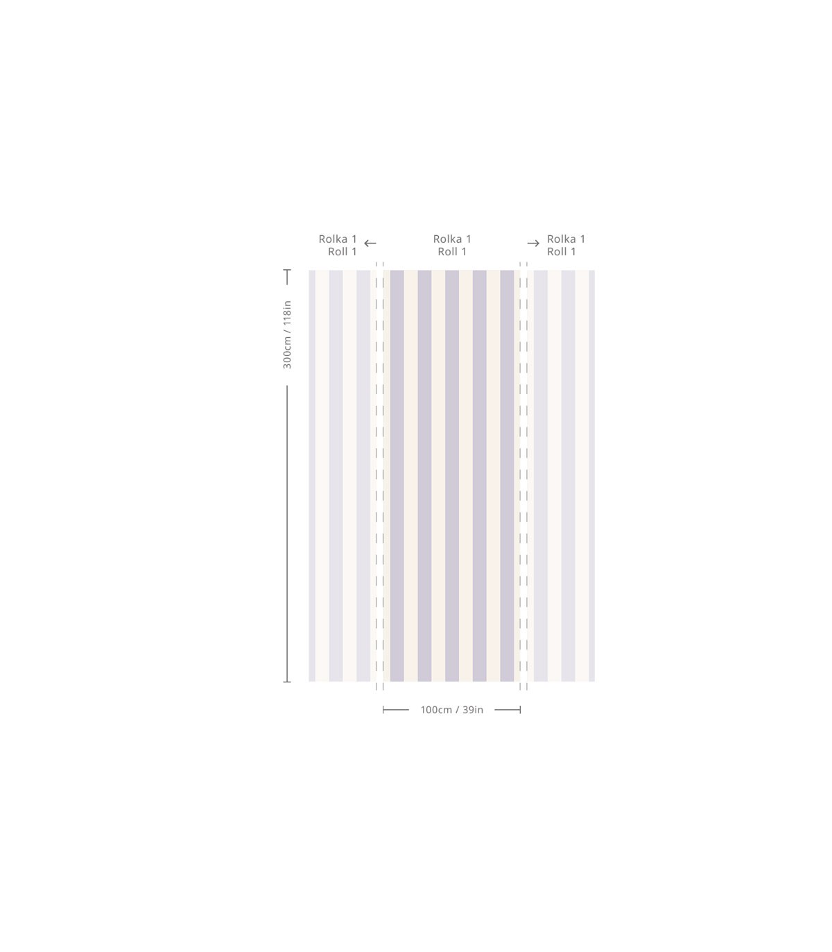 Papel pintado Bold Stripe
