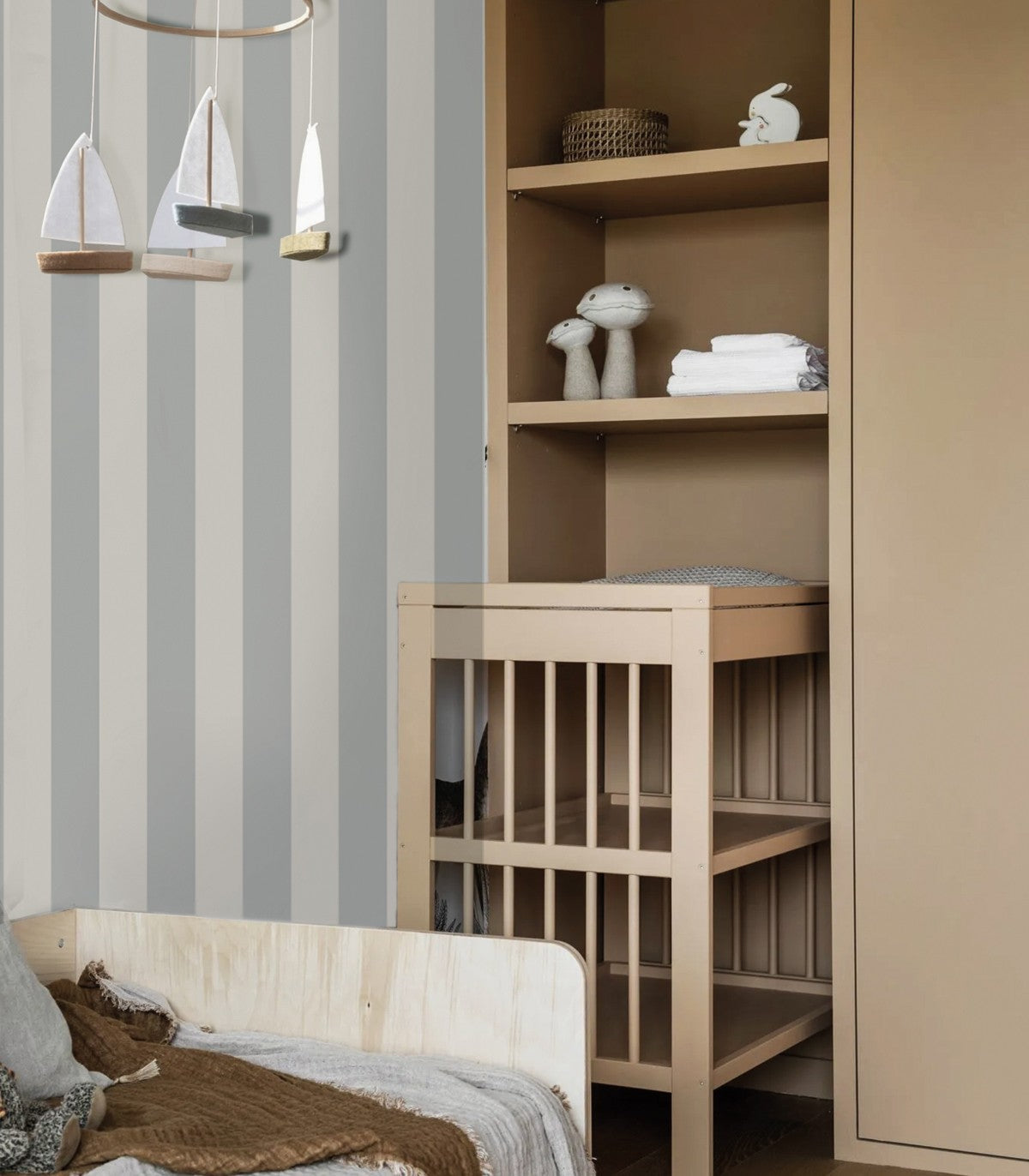 Papel pintado Bold Stripe Storm