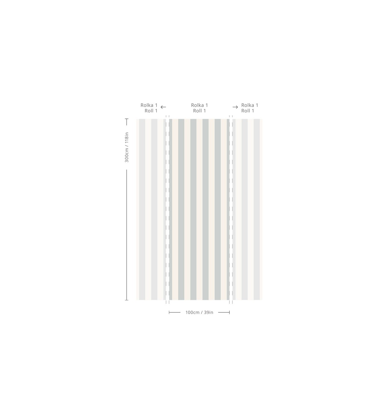 Papel pintado Bold Stripe Storm