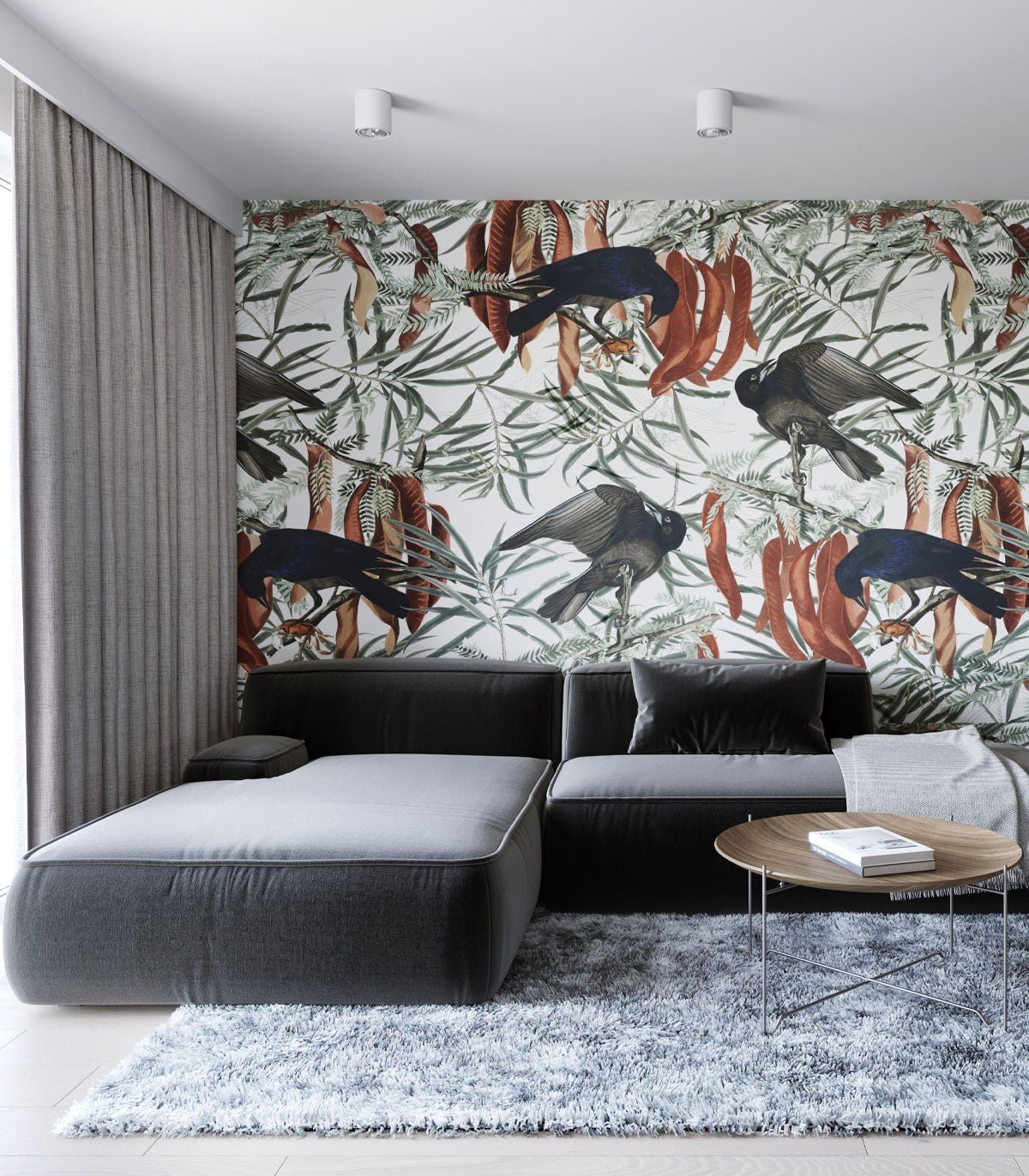 Tapeta Crows - Wallcolors®