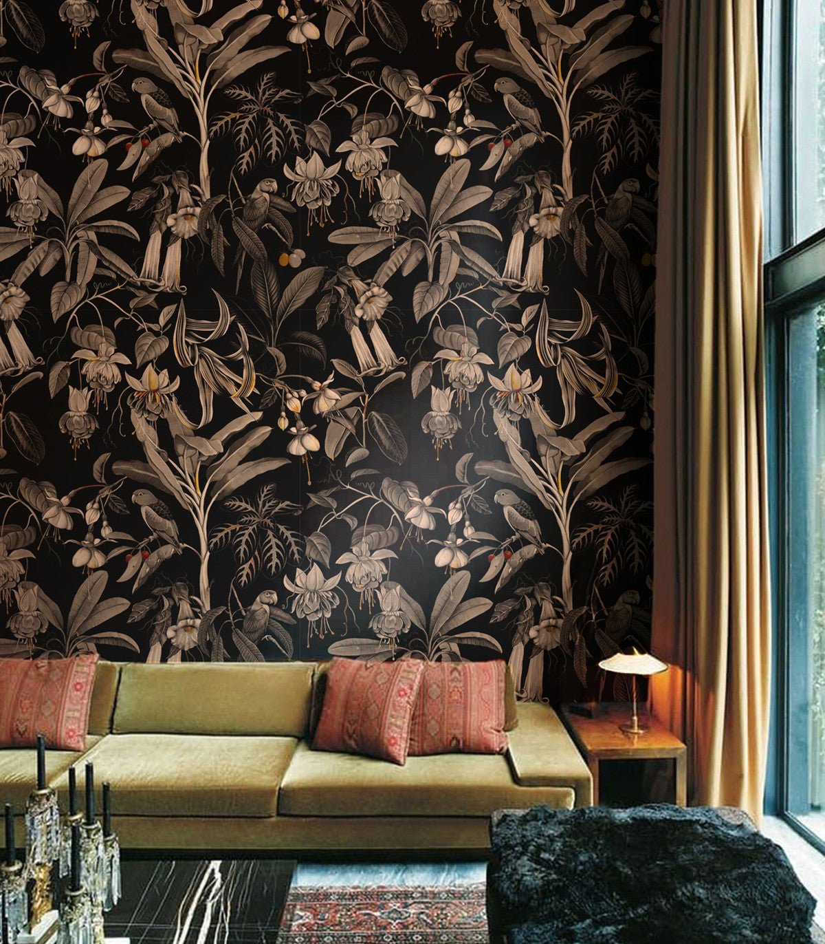 Tapeta Frida sepia - Wallcolors®