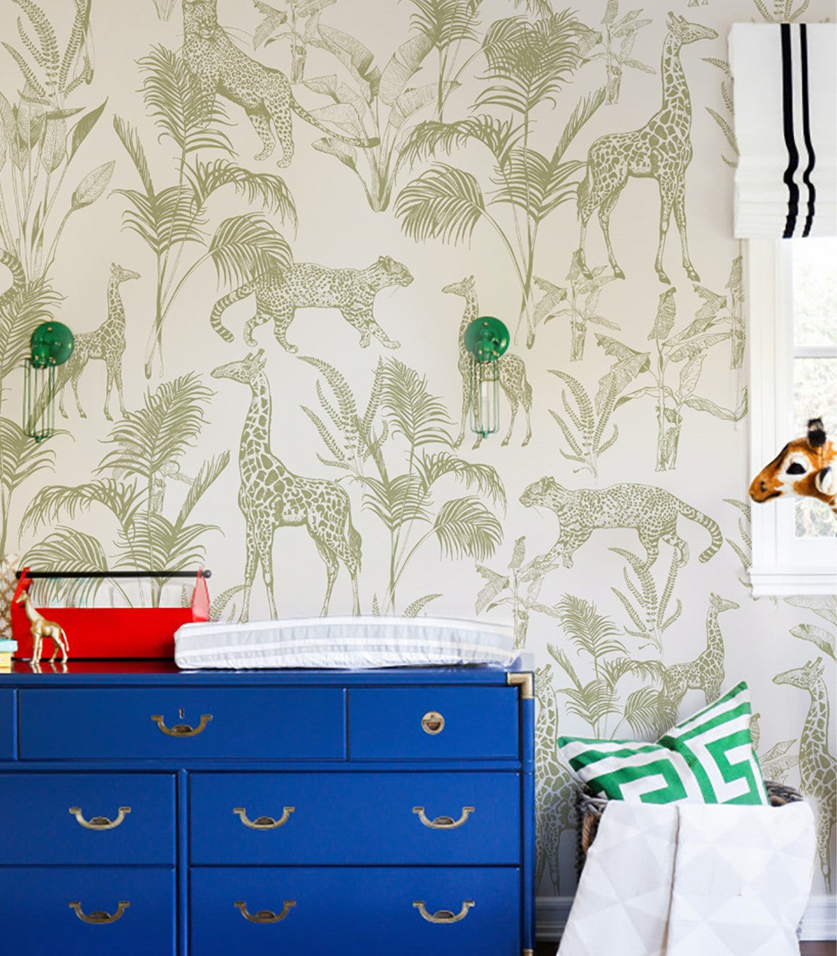 Papel pintado Safari Green
