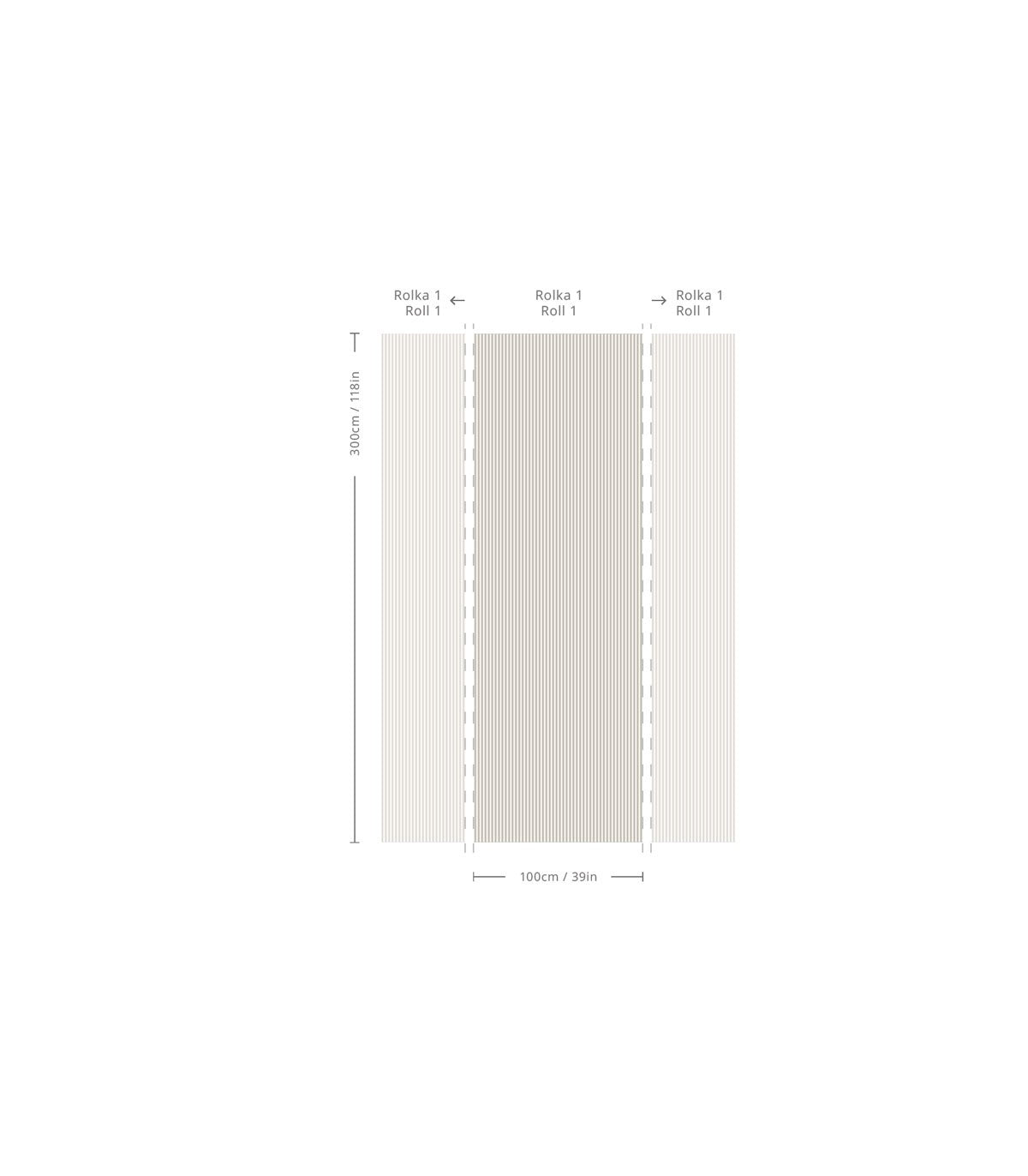 Papel pintado Stripe Meadow Mist