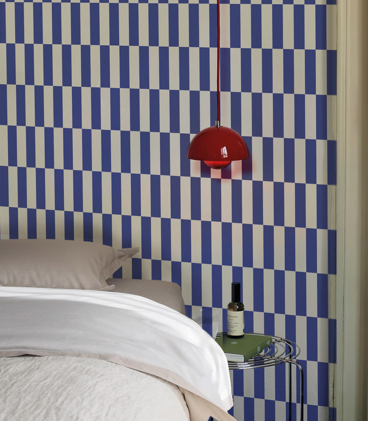 Papel pintado Tetris Stripe Cobalto