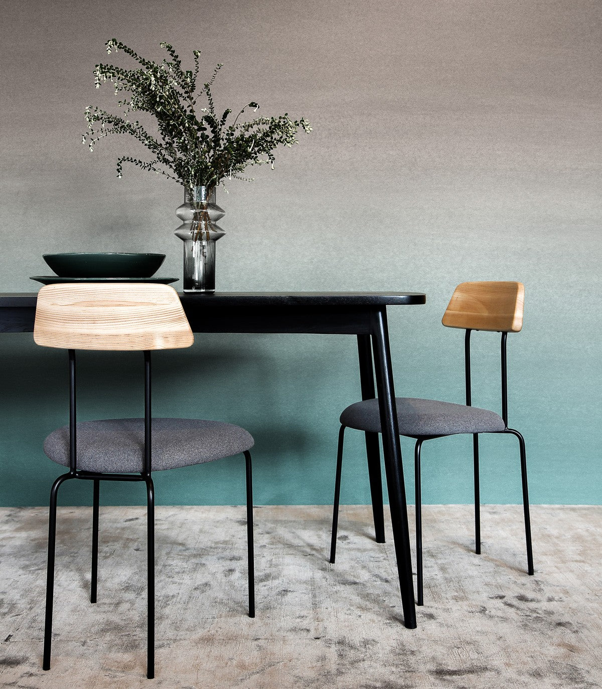 Tapeta Turquoise Fogg - Wallcolors®