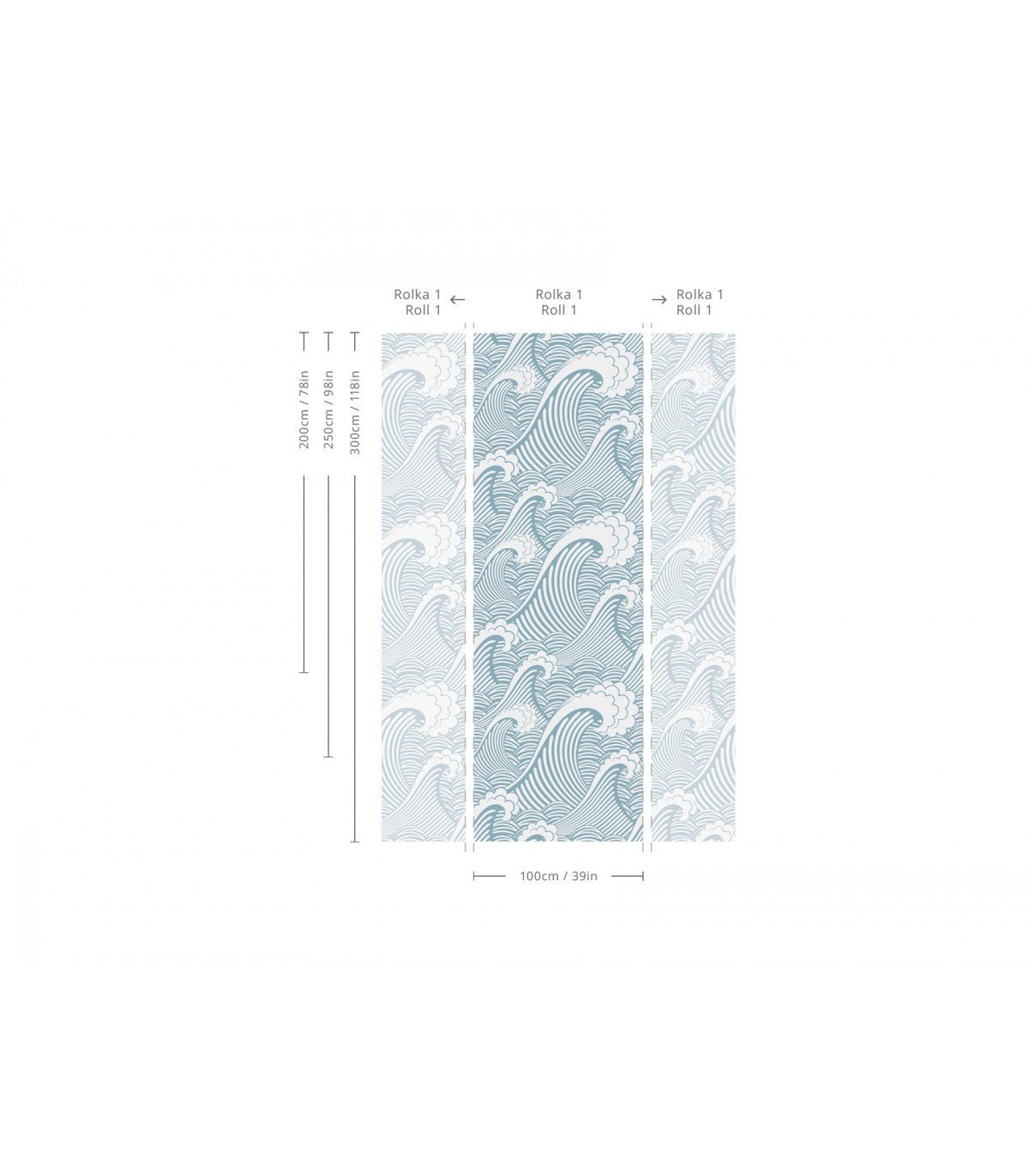 Tapeta Waves - Wallcolors®